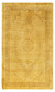 Overdyed One-of-a-Kind Hand-Knotted Area Rug Yellow, 3' 1" x 5' 5"