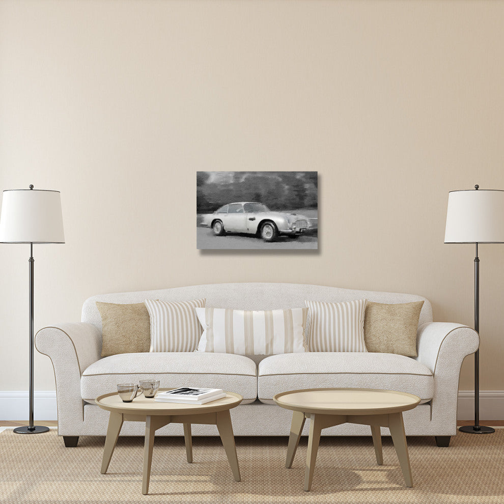 "Aston Martin DB5 Watercolor" Fine Art Print