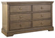 Hanley 6-Drawer Wood Dresser, Cahsew