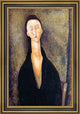 Amedeo Modigliani Lunia Czechowska - 16" x 24" Framed Premium Canvas Print