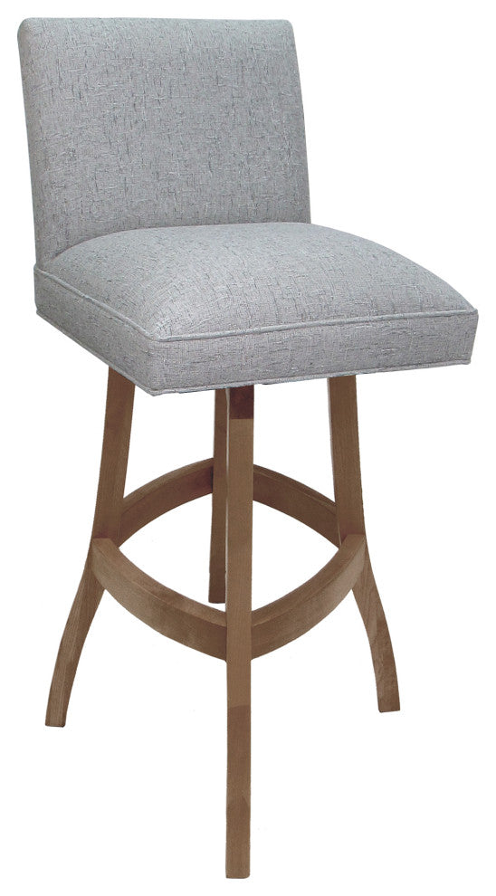 Swivel Wood Counter, Bar or Extra Tall Stool - Sommerville on S-Base, Hemsath Slate - Cashew, 26"