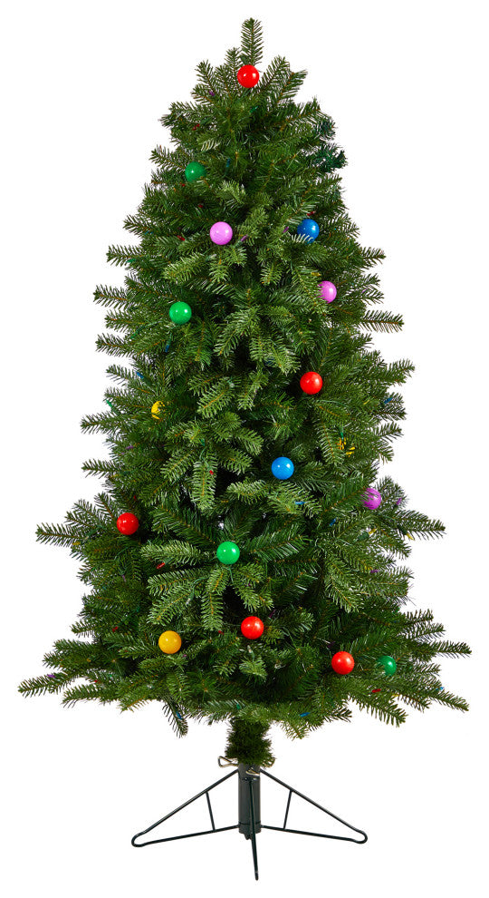 Nearly Natural T3294 5 Montana Mountain Fir Artificial Christmas Tree