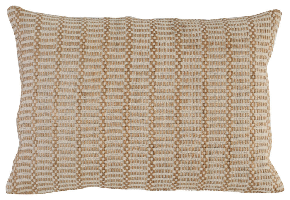Helen 14"x 20" Throw Pillow in Beige by Kosas Home