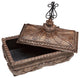 Romine Resin Rectangle Decorative Box, Brown