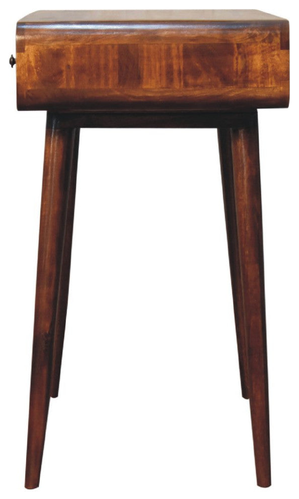 Curved Chestnut Writing Desk