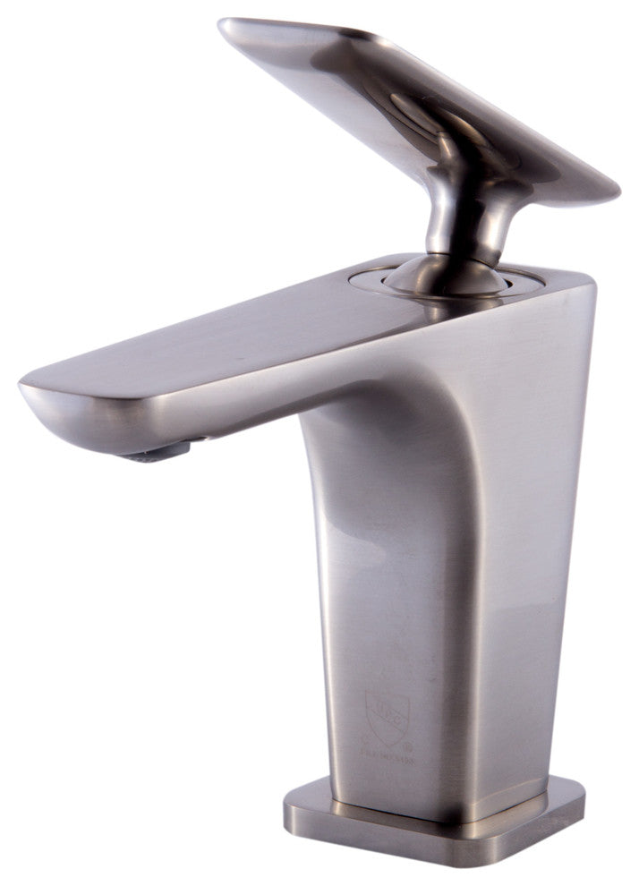 AB1779-BN Brushed Nickel Single Hole Modern Bathroom Faucet