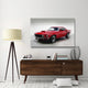 "1969 Ford Mustang Watercolor" Fine Art Print