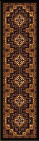 High Rez Rug, Brown, 2'x8', Runner