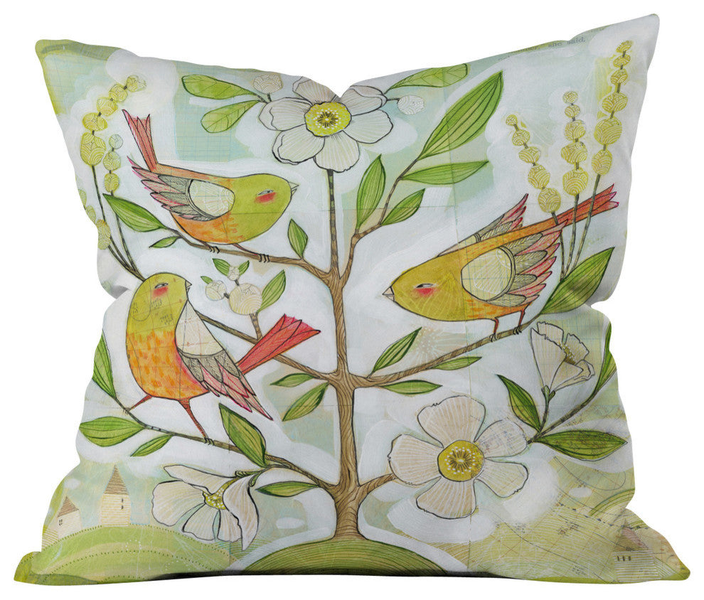 Cori Dantini Community Tree Outdoor Throw Pillow