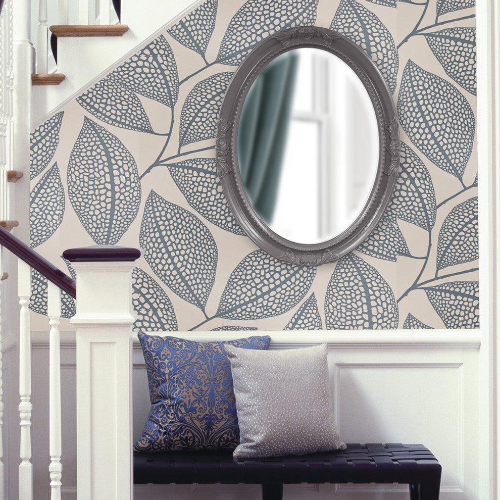 Queen Ann Mirror, Charcoal Gray