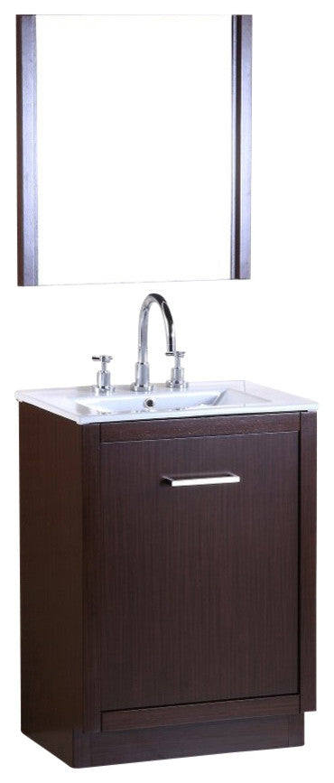 Single Sink Vanity, 24", Single Sink