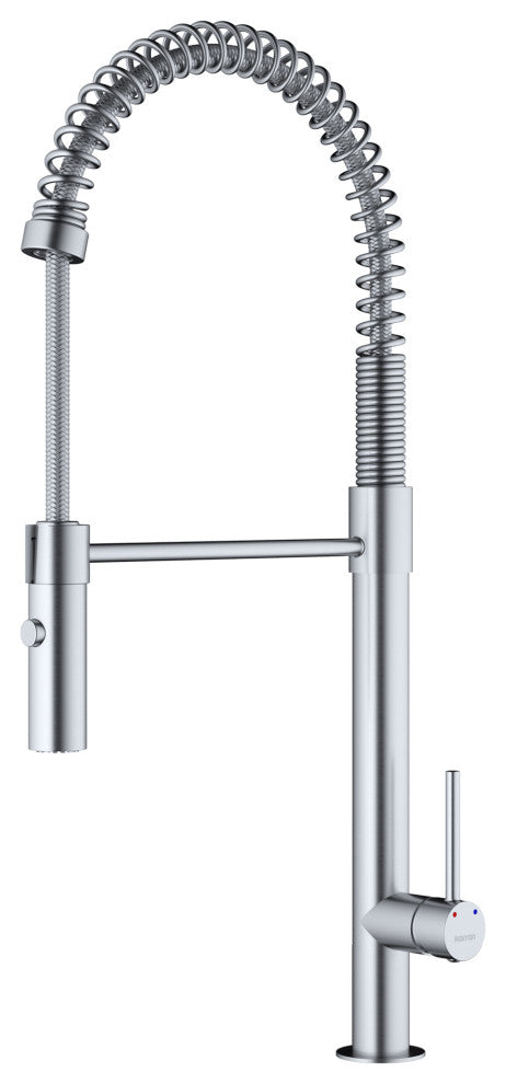 Karran All, One Drop-In Quartz 33" Double Bowl Sink, Black With Faucet