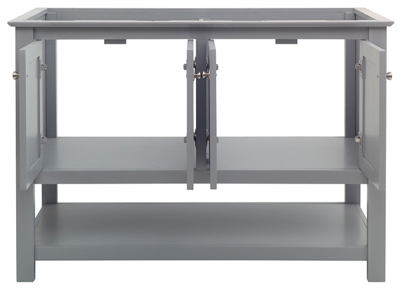 Fresca Manchester 48" Gray Double Sink Cabinet