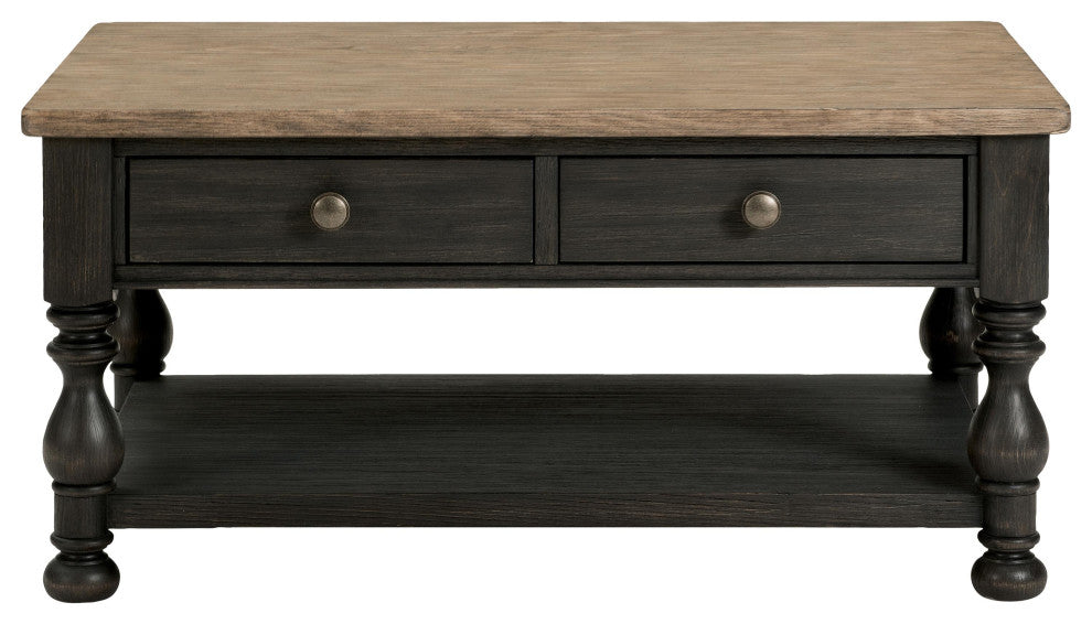 Riverside Furniture Barrington Two Tone Rectangular Coffee Table