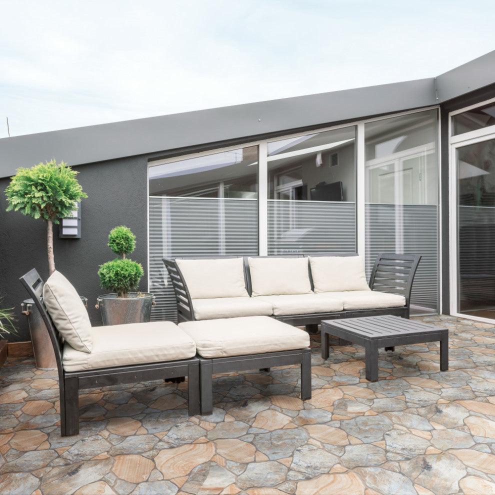 Canet Marron Porcelain Floor and Wall Tile