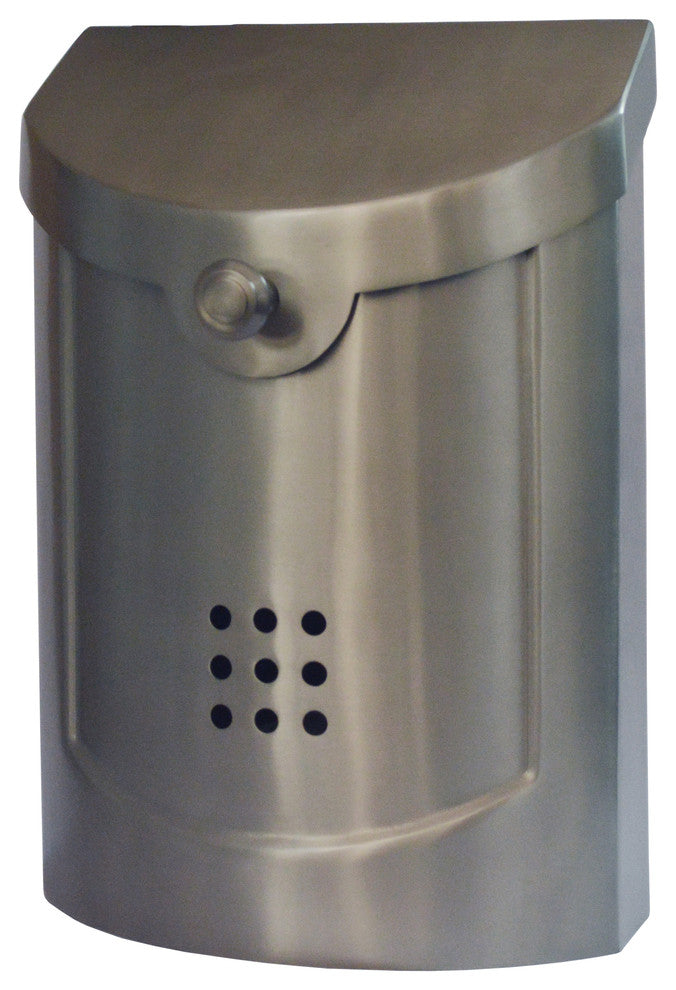 E5 Mailbox, Satin Nickel