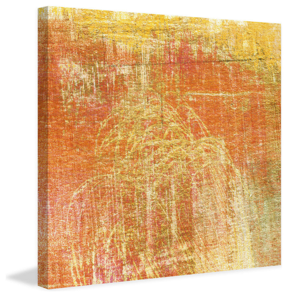 "Analog IV" Painting Print on Canvas by Aryai