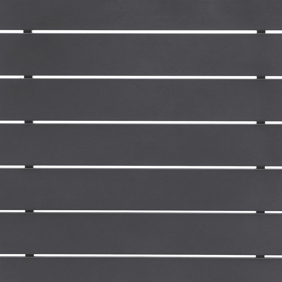 Menorca Outdoor Patio Bar Height Dining Table, Aluminum