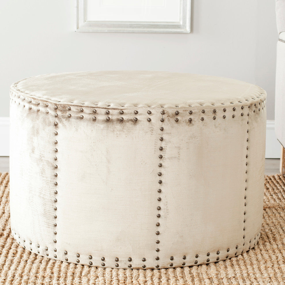 Safavieh Sherri Ottoman, Antique Sage
