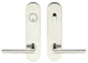Stockholm Lever, Tubular Entry Single Cylinder, RH, Polished Stainless Steel