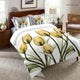 Laural Home Golden Tulips Comforter, Queen