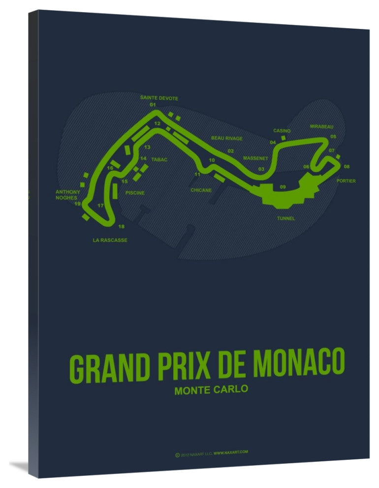 "Monaco Grand Prix 2" Fine Art Print