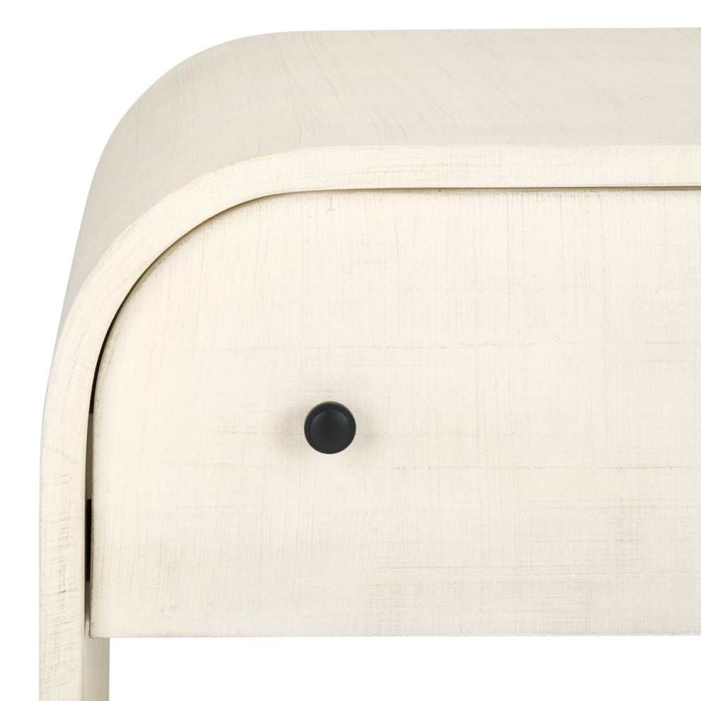 Safavieh Couture Jaqualina 1 Drawer Wood Nightstand, White