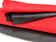 Tache Bed Sheet Set, 4-Piece, Vibrant Red and Black, King