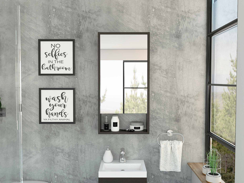 Modesto Medicine Cabinet, Black