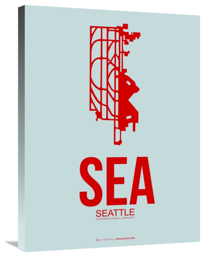 "SEA Seattle Poster 1" Fine Art Print