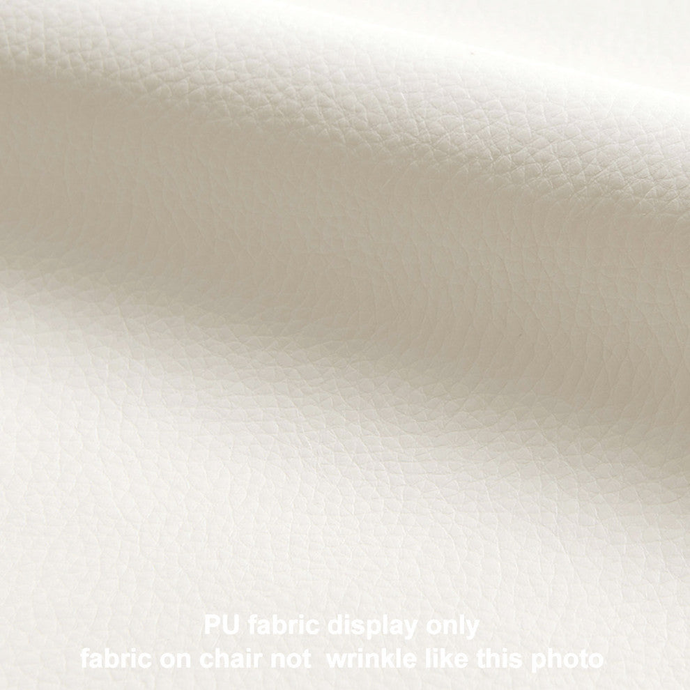 Rhinestone Tufted Armrest Task Chair, White