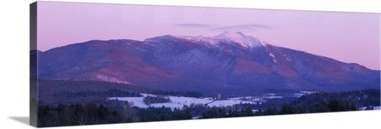 "Mount Mansfield VT" Canvas Art, 60"x20"x1.25"