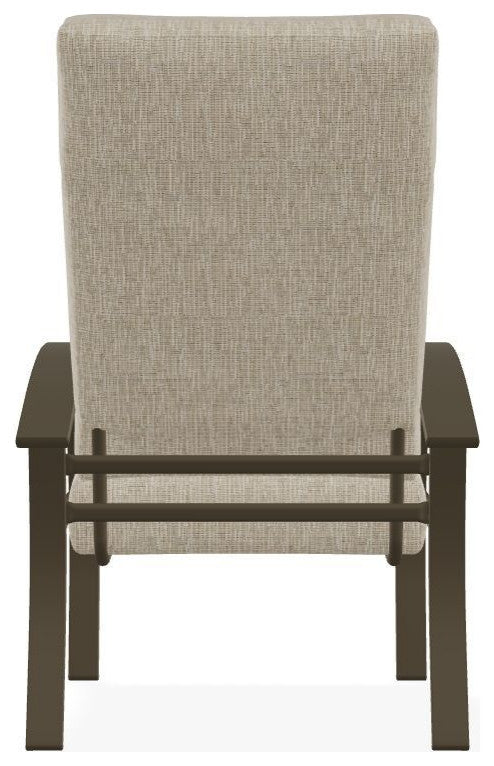 Belle Isle Cushion Outdoor Armchair, Grasscloth Dune/Beachwood