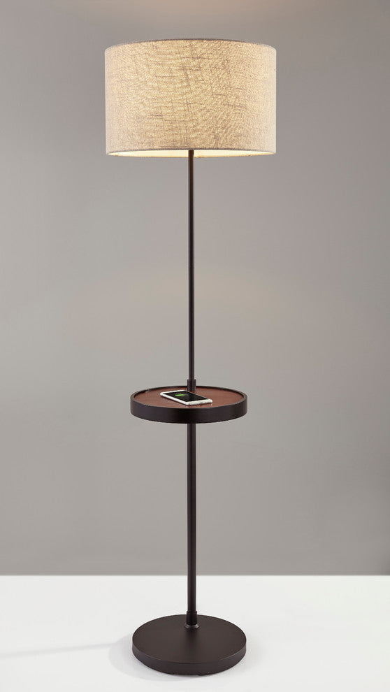 Oliver AdessoCharge Shelf Floor Lamp
