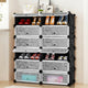 Costway 12 Cubic Portable Shoe Rack Shelf Cabinet Storage Closet Organizer Home