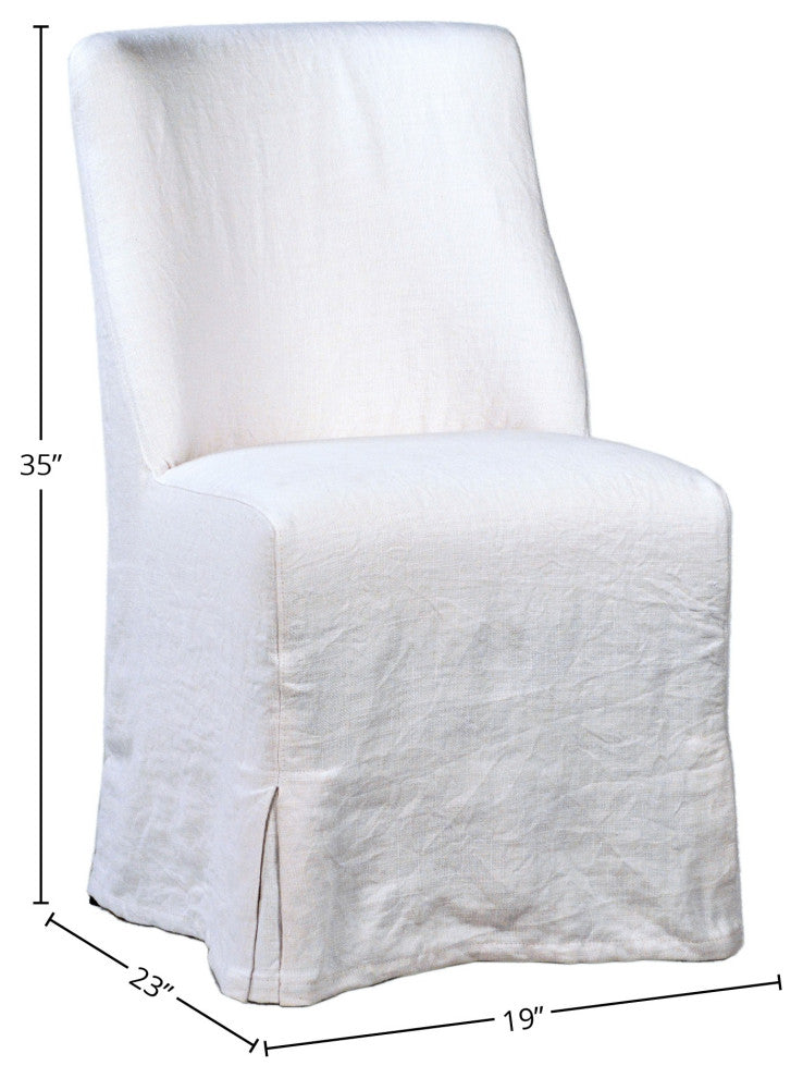 Caroll Parsons Dining Side Chair, White