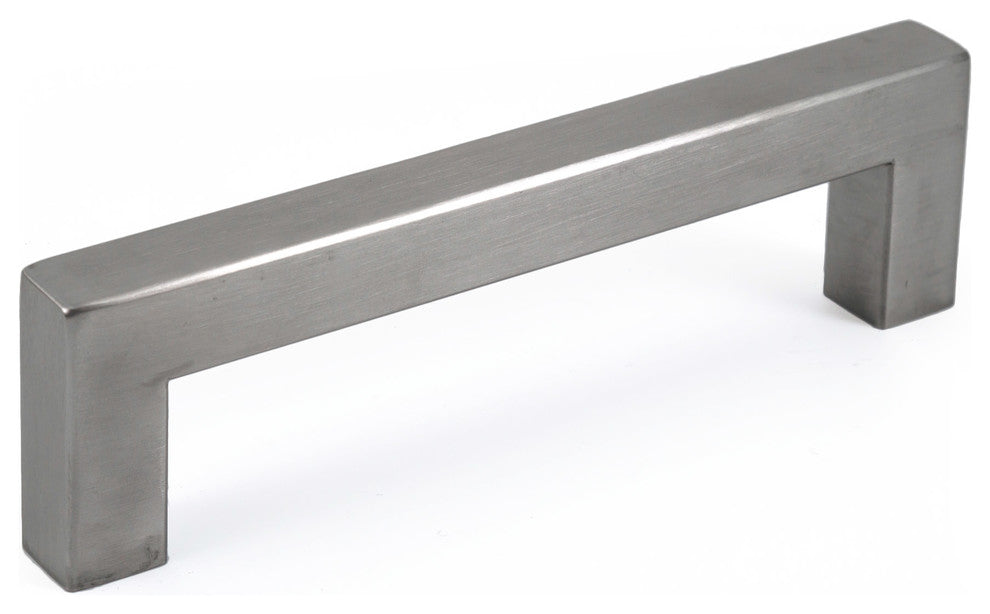 Celeste Square Bar Pull Cabinet Handle Brushed Nickel Stainless 14mm, 5"