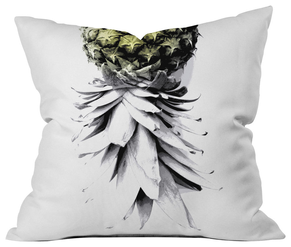 Deb Haugen Pineapple 1 Throw Pillow, 18"x18"