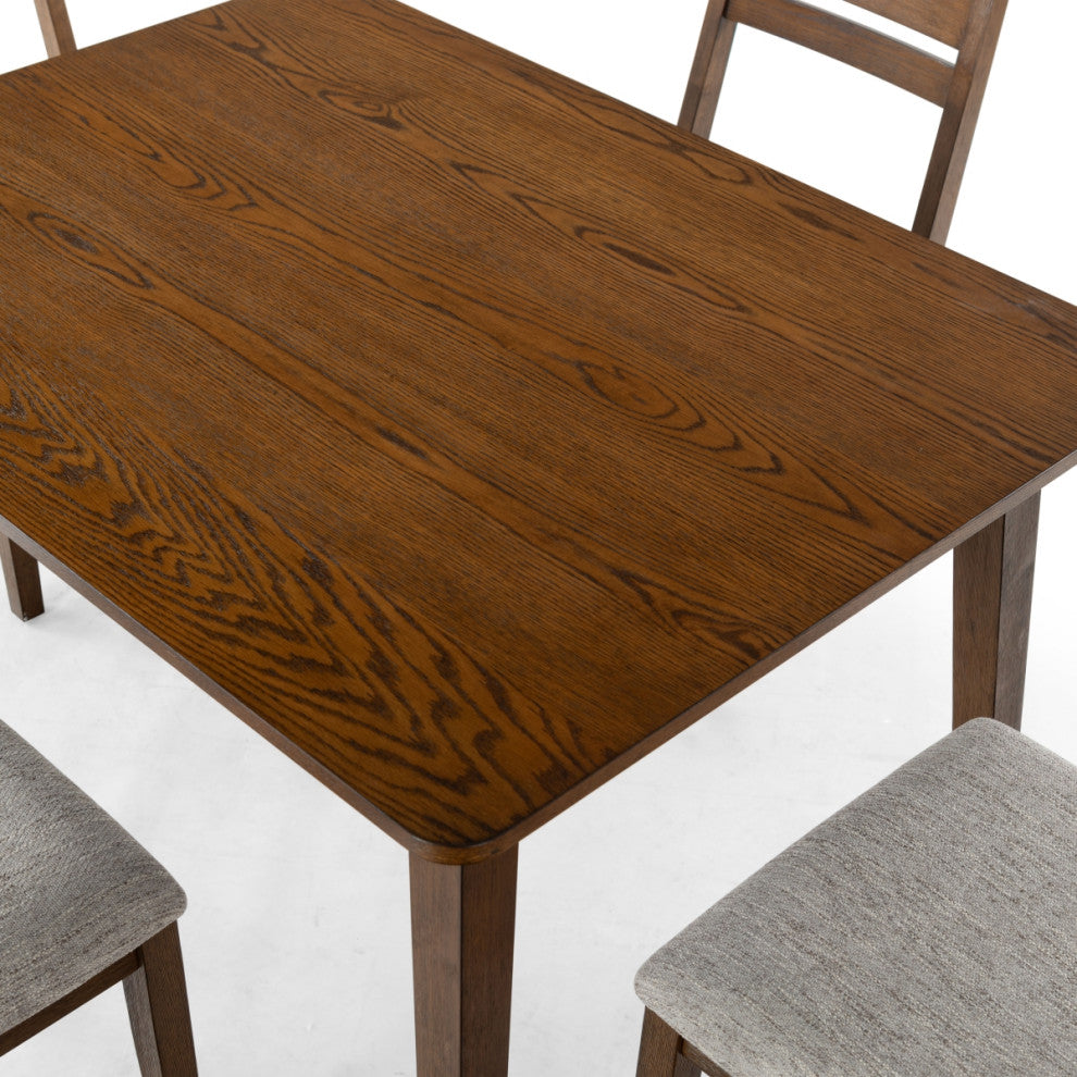 Safavieh Couture Bellalexa 48" Wood Dining Table, Medium Oak