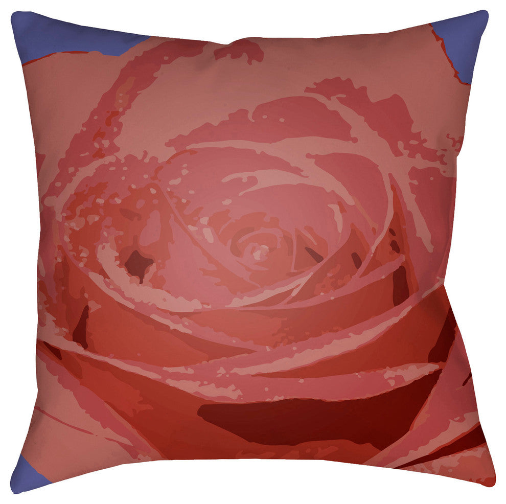 Abstract Floral, 22x22x5 Pillow