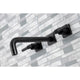 KS6020ML Wall Mount Tub Faucet, Matte Black