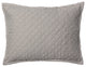 Derek Linen Sham, Platinum Gray, King