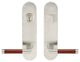 Cabernet Lever, Tubular Entry, Single Cylinder, Left Hand, Satin Stainless Steel