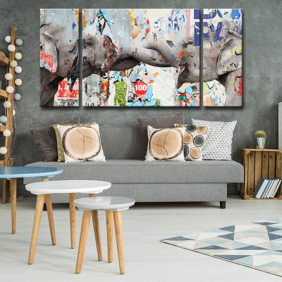 Ready2Hangart 'Saddle" ink Elephant Vi' Canvas Wall Art