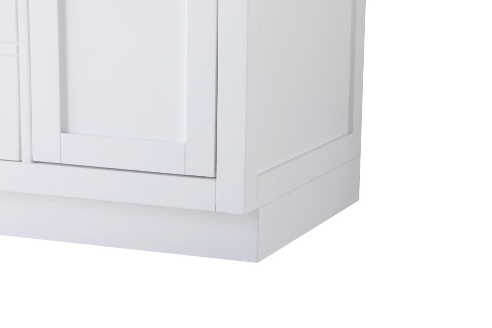 Home Living 42" Single Bathroom Vanity, White