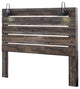 Drystan Rustic Brown Panel Headboard, King