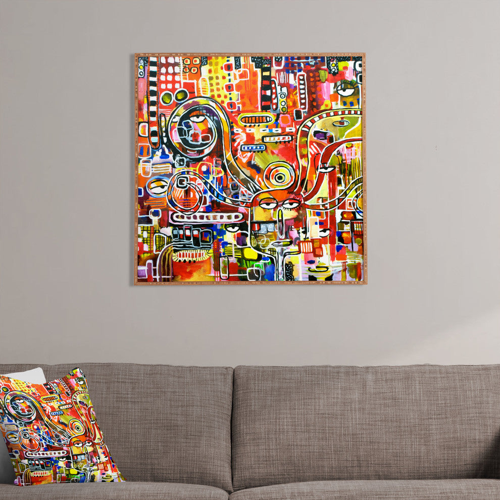 Deny Designs Robin Faye Gates It Came From Detroit Framed Wall Art