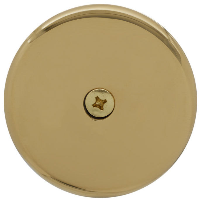 Twist & Close Sch. 40 PVC Bath Waste With One-Hole Elbow In Oil Rubbed Bronze, Polished Brass