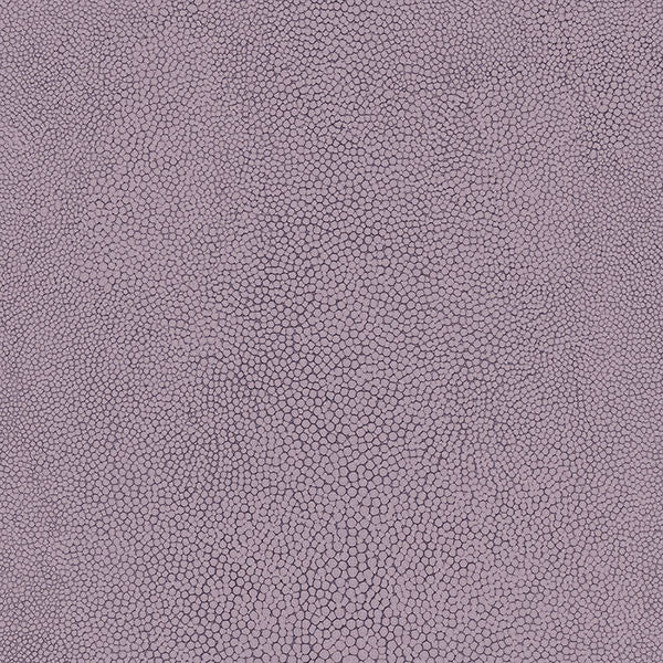 Circular Shape Mosaic Pattern Wallpaper, Purple, Sample