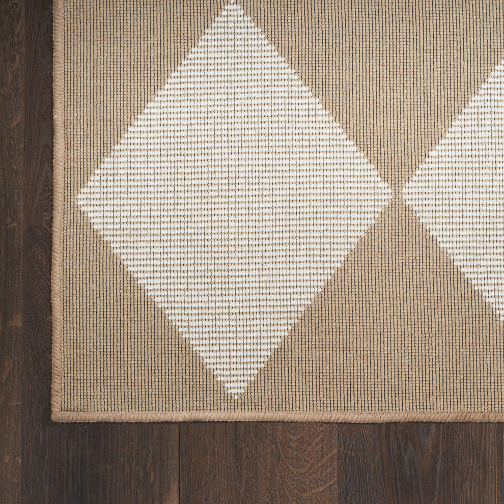 Nourison Washable Modern Jute 2' x 3' Natural Ivory Modern Indoor Rug